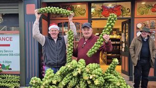<p>Cllr Damien Geoghegan with Conor at The Country Store in Dungarvan.</p> <p>Cllr Damien Geoghegan with Conor at The Country Store in Dungarvan.</p>