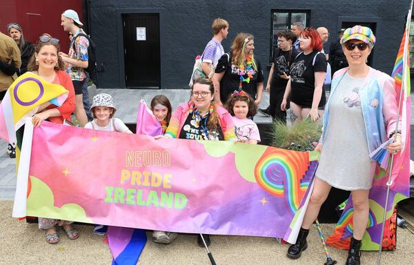 Neuro Pride Ireland at last year's Pride of the Déise event. Neuro Pride Ireland at last year's Pride of the Déise event.