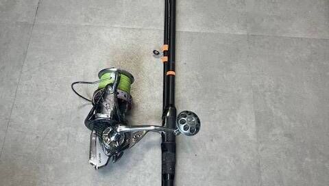 The Gardaí are hoping to reunite this fishing rod with its owner. Pic: An Garda Siochána Waterford FB The Gardaí are hoping to reunite this fishing rod with its owner. Pic: An Garda Siochána Waterford FB