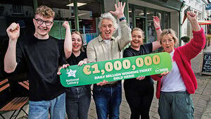 'The lashing rain worked in my favour': Family syndicate claims €1m lotto win 'The lashing rain worked in my favour': Family syndicate claims €1m lotto win