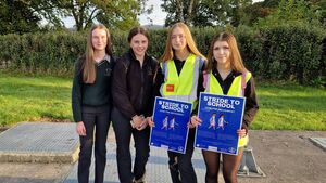 Dungarvan students come out in force to encourage walking and cycling Dungarvan students come out in force to encourage walking and cycling