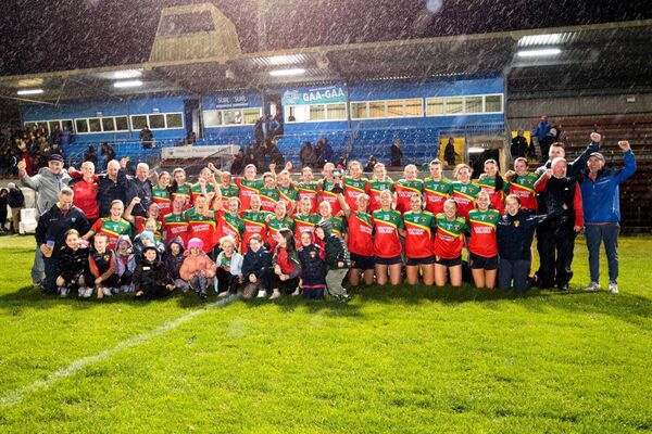 Comeragh Rangers players, management and young supporters celebrate their Waterford Ladies Senior Football Championship final win over Ballymacarbry at Cappoquin Logistics Fraher Field. Photos: Eddie Dee Comeragh Rangers players, management and young supporters celebrate their Waterford Ladies Senior Football Championship final win over Ballymacarbry at Cappoquin Logistics Fraher Field. Photos: Eddie Dee
