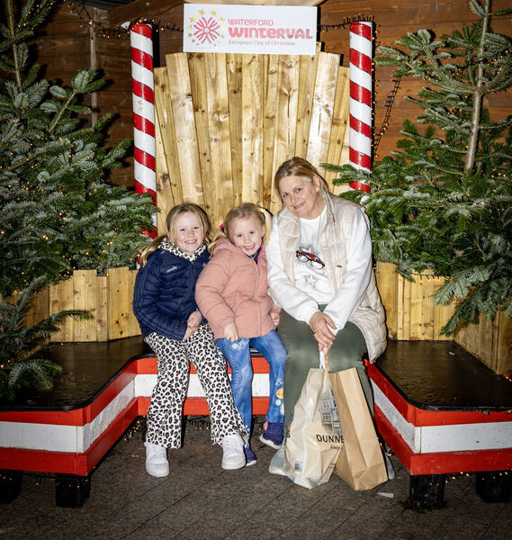 Eve, Ada and Martina, out and about at Winterval. Photo: Joe Evans Eve, Ada and Martina, out and about at Winterval. Photo: Joe Evans