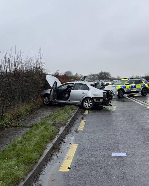 Fire crews assist at the scene of a road traffic accident in Kilkenny over the weekend. Picture Credit: Waterford City Fire Service on Facebook. Fire crews assist at the scene of a road traffic accident in Kilkenny over the weekend. Picture Credit: Waterford City Fire Service on Facebook.
