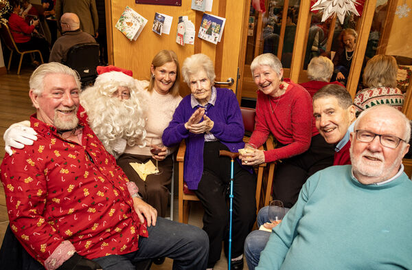 Santa paid a visit to Killure Bridge Nursing Home for their annual Christmas Party. Photo: Joe Evans Santa paid a visit to Killure Bridge Nursing Home for their annual Christmas Party. Photo: Joe Evans