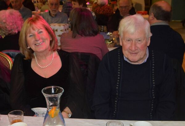 Marie and Billy Fleming,at the Kill Community Complimentary Christmas Meal Event, funded by the Community Centre Committee. Marie and Billy Fleming,at the Kill Community Complimentary Christmas Meal Event, funded by the Community Centre Committee.