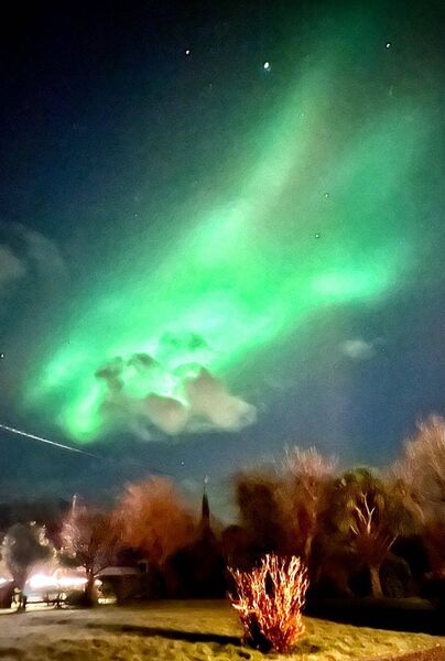 The Northern Lights were spectacular across the Waterford sky. Pic: Joe Evans The Northern Lights were spectacular across the Waterford sky. Pic: Joe Evans