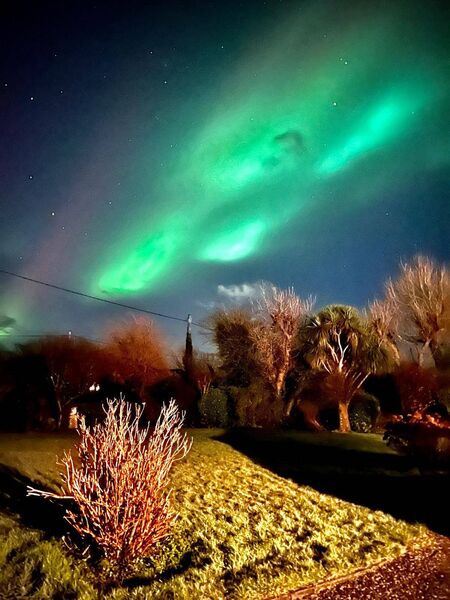 The Northern Lights were spectacular across the Waterford sky. Pic: Joe Evans The Northern Lights were spectacular across the Waterford sky. Pic: Joe Evans