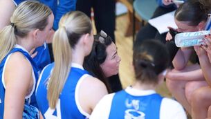<p>Wildcats coach Jillian Hayes talking to her team during a time-out. Photos: Noel Browne</p> <p>Wildcats coach Jillian Hayes talking to her team during a time-out. Photos: Noel Browne</p>