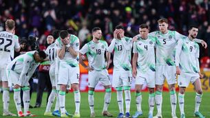 <p>The Ireland team dejected after losing to the penalty shootout against Czechia. Photos: INPHO</p> <p>The Ireland team dejected after losing to the penalty shootout against Czechia. Photos: INPHO</p>