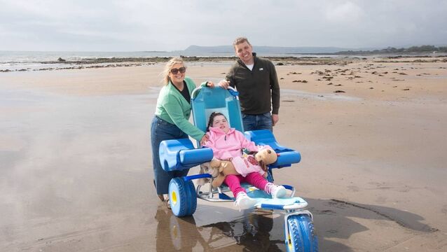 New wheelchairs available in Clonea mean everyone can experience the joys of the beach New wheelchairs available in Clonea mean everyone can experience the joys of the beach