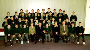 <p> Cllr. Oliver Cleary, Chairman BOM, presented diaries to a group of First Year students who were participating in a novel project to mark the fact that they were the first students of the new Millennium in St. Paul's Community College back in 2000.</p> <p> Cllr. Oliver Cleary, Chairman BOM, presented diaries to a group of First Year students who were participating in a novel project to mark the fact that they were the first students of the new Millennium in St. Paul's Community College back in 2000.</p>