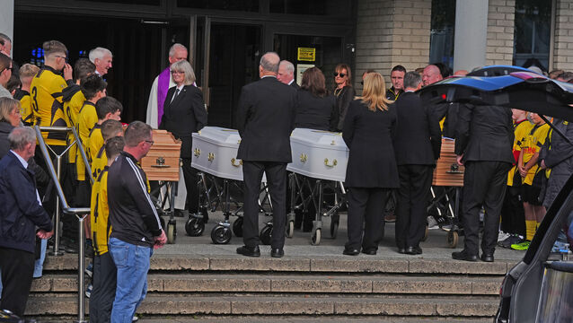 A Community in Mourning: Final journey begins for the English Family A Community in Mourning: Final journey begins for the English Family
